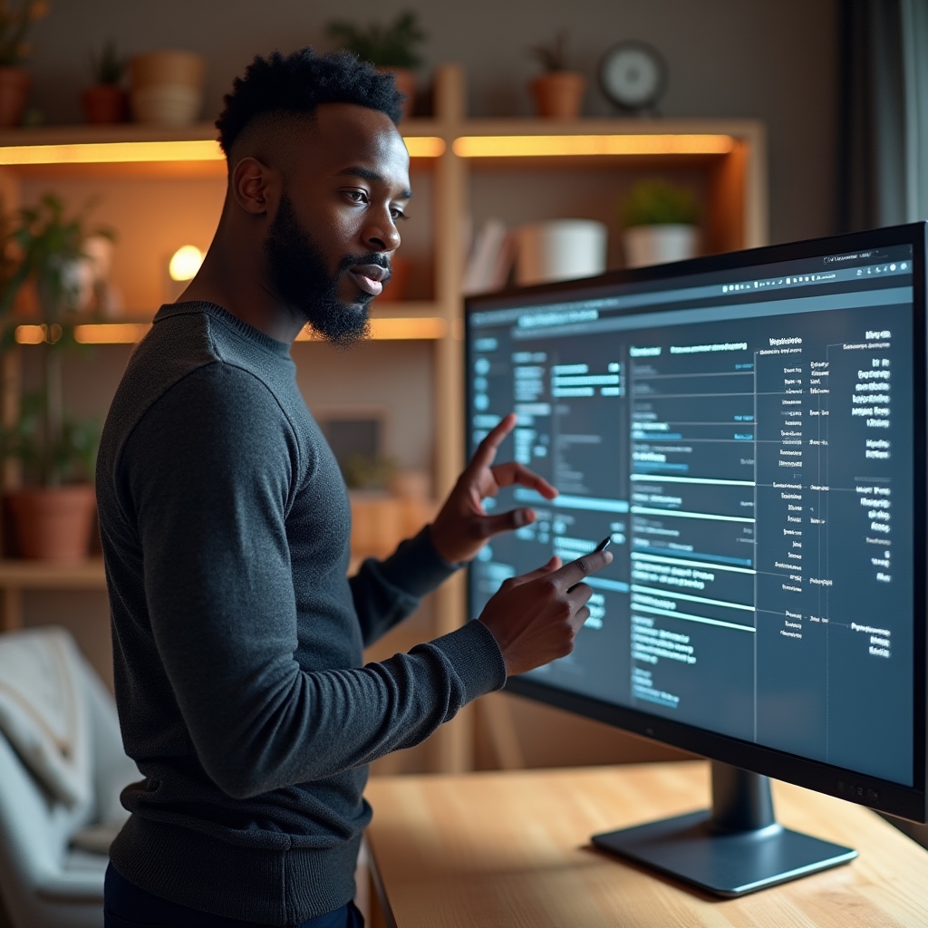 Specialist UX analizând un formular de checkout pe laptop