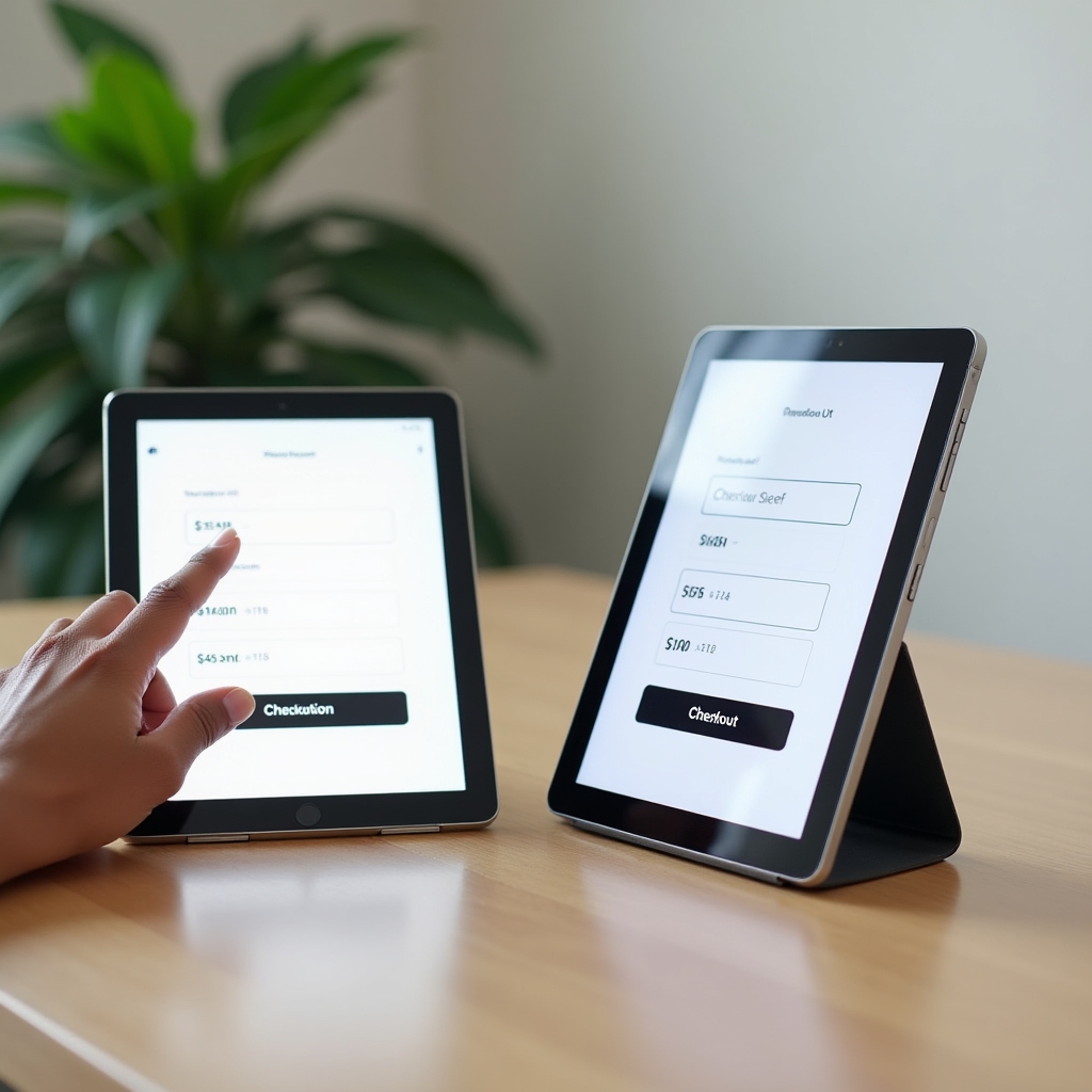 Două variante de ecran de checkout comparate într-un test A/B